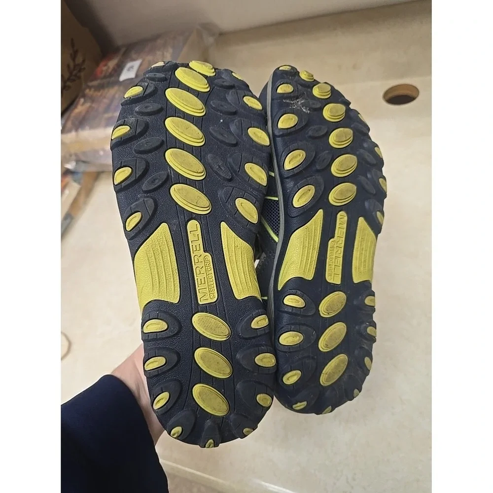 Merrell Hydro H2O Navy Blue Leather Outdoor Trail Hiker Sandals Boys Size 6M